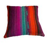 Vintage turkish kilim cushion cover 40 x 40 cm