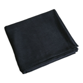 Caviar blue washed linen tablecloth