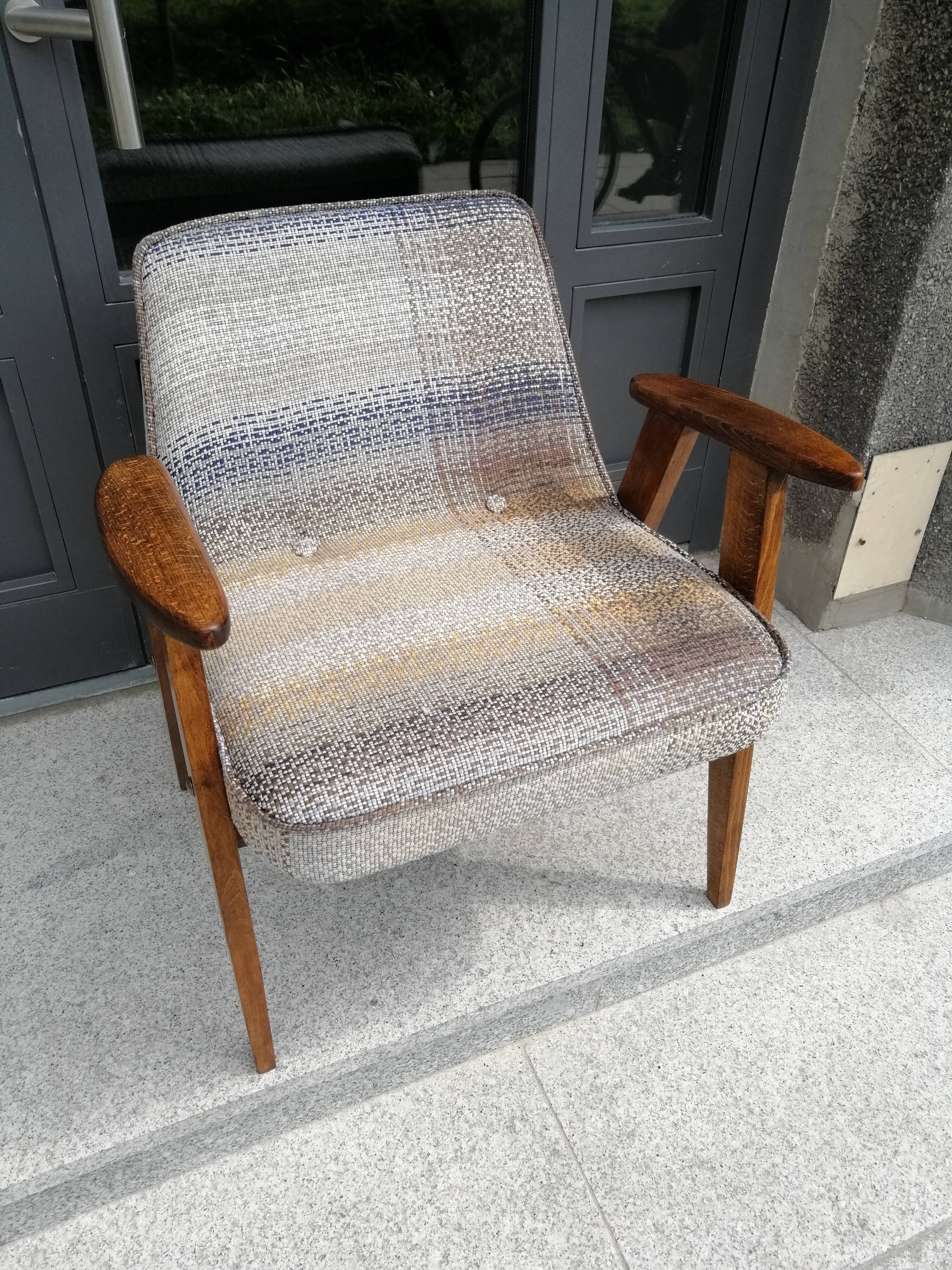 Polish 366 armchair by J. Chierowski, 1962