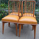 Four chairs folder to bars