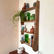 Étagère murale en bois massif/ étagère de rangement
