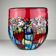 Vintage Murano Glass Vase Murrine, Italy, 1980s