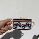 Round ceramic box candy box