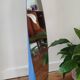 Vintage blue lipstick mirror