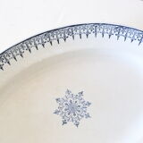 Oval dish, Saint Amand, iron earth