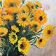 Viollet F. "Bouquet de fleurs jaunes"