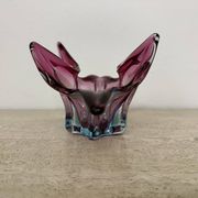 Bol en verre rose de Murano du milieu du siècle, années 1970