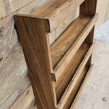 Burmese teak wall shelf