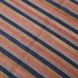 5x7 Faded Blue & Red Vintage Kilim Rug, Antique Home Decor 147x217Cm