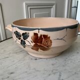 Eared salad bowl digoin sarrreguemines 30s-40s