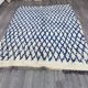Handmade pure wool rug, size 100 x 200 cm.
