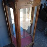 Louis XV style shelf display case from mid-20th century