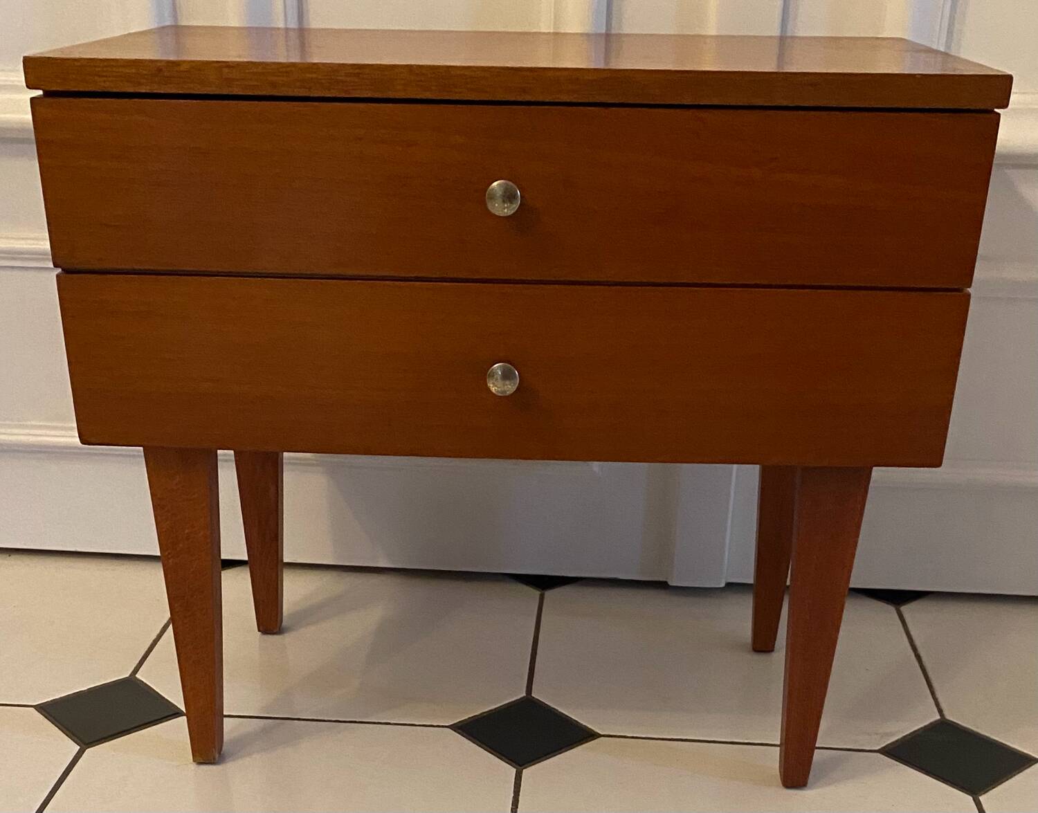 Scandinavian vintage bedside table