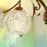 Modernist chandelier ceiling light design from the 50s/60s