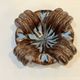 1960s 1970s ceramic ashtray signed Saint Mard Paris brown blue enamel