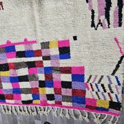 Handmade Berber rug in wool 2.5 x 1.5 m