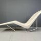 Mid-century fiberglass chaise longue, 1960s