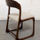 Series of 4 Baumann sled chairs from the 60-70s