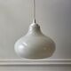 supension en opaline blanche design champignon années 70