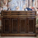 Sideboard in rosewood in the Charles X style, of fine cabinetmaking quality.