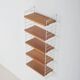 Swedish wall shelf designed by Kasja & Nils Nisse Strinning, 1950s