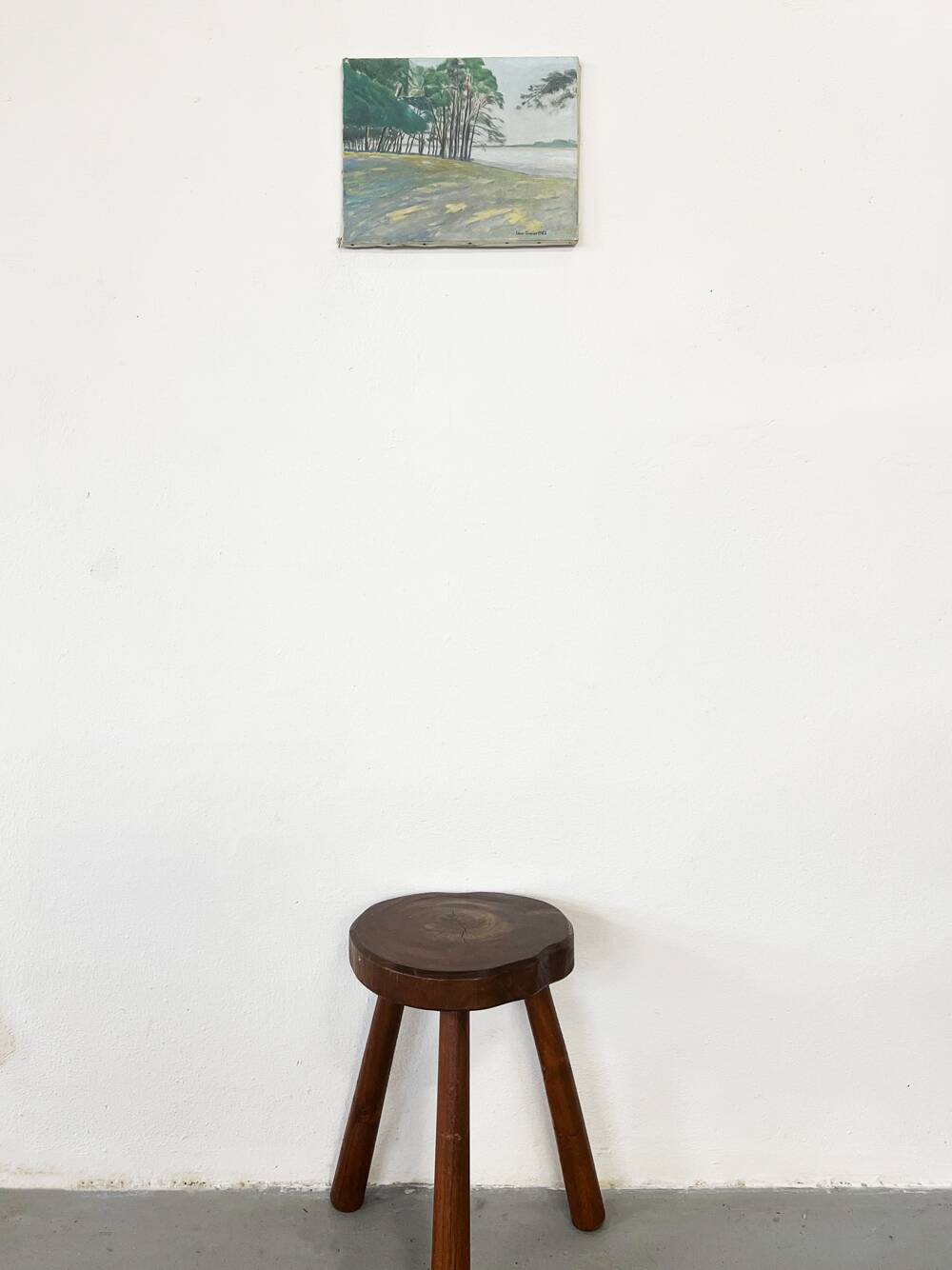 Painting “Dunes”, L.Grelier, 1962