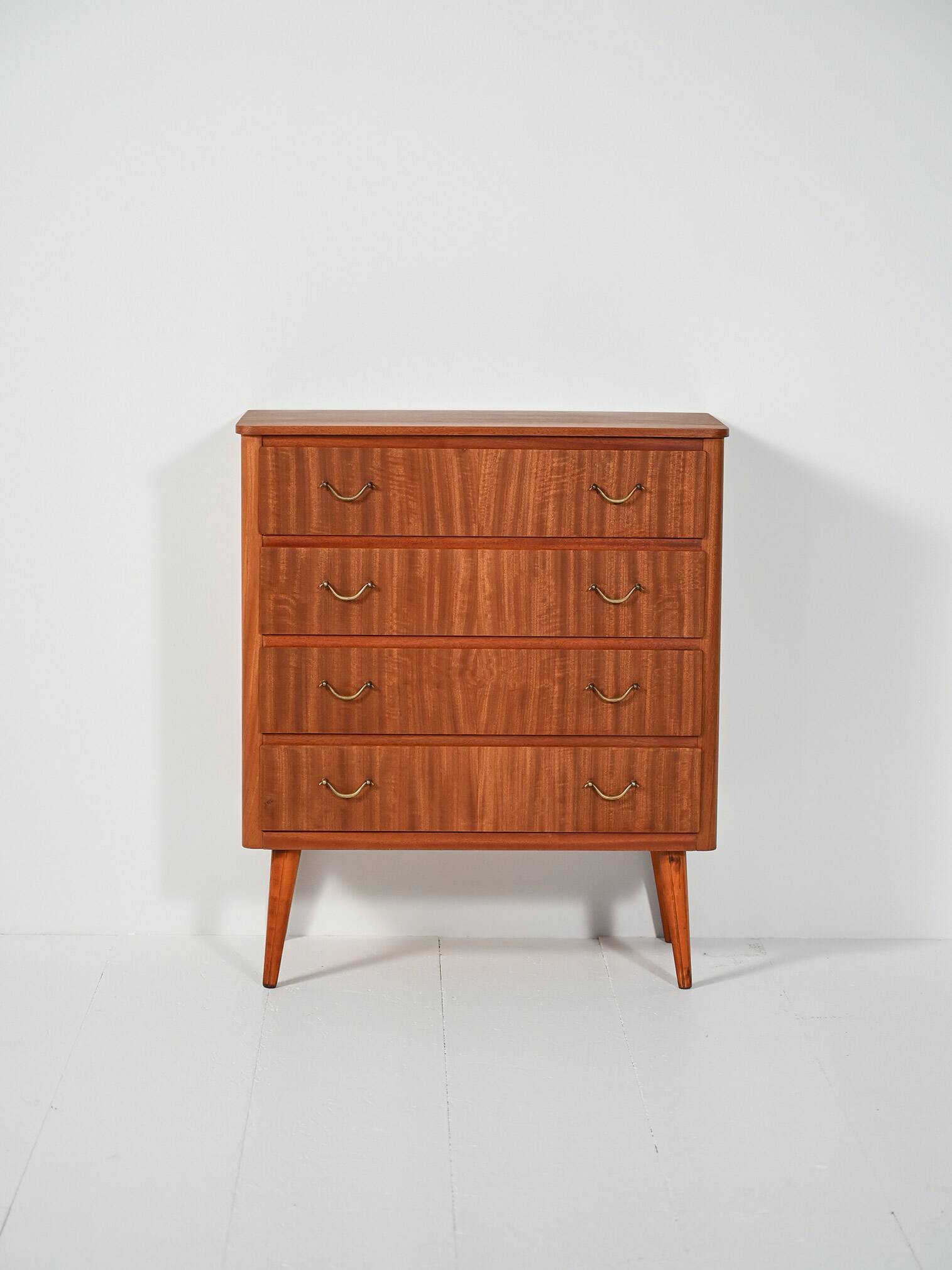 Scandinavian mahogany chest of drawers, 1950s