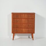 Scandinavian mahogany chest of drawers, 1950s