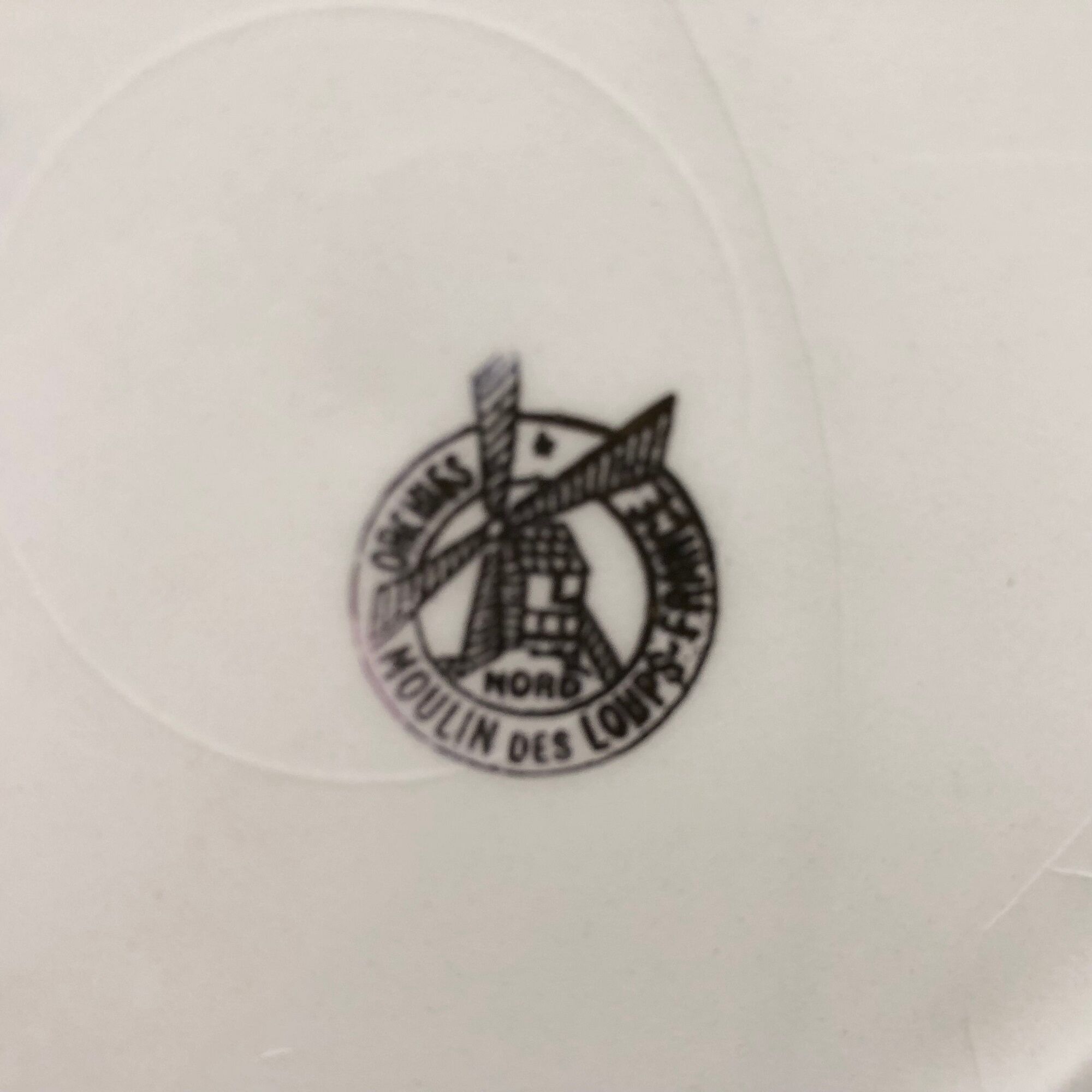 6 Hollow Plates "Orchies Moulin des Loups"