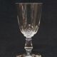 4 antique baccarat cut crystal wine glasses? saint louis?