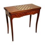 Mahogany game table in the Louis XV style