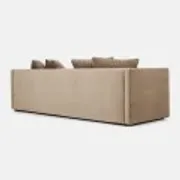 Sofa Malmo brown velour, Scandinavian design