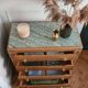 Art Deco oak chest of drawers