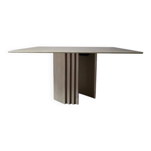 Table à manger en travertin, - 1960