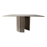 Travertine dining table, Italy 1960s