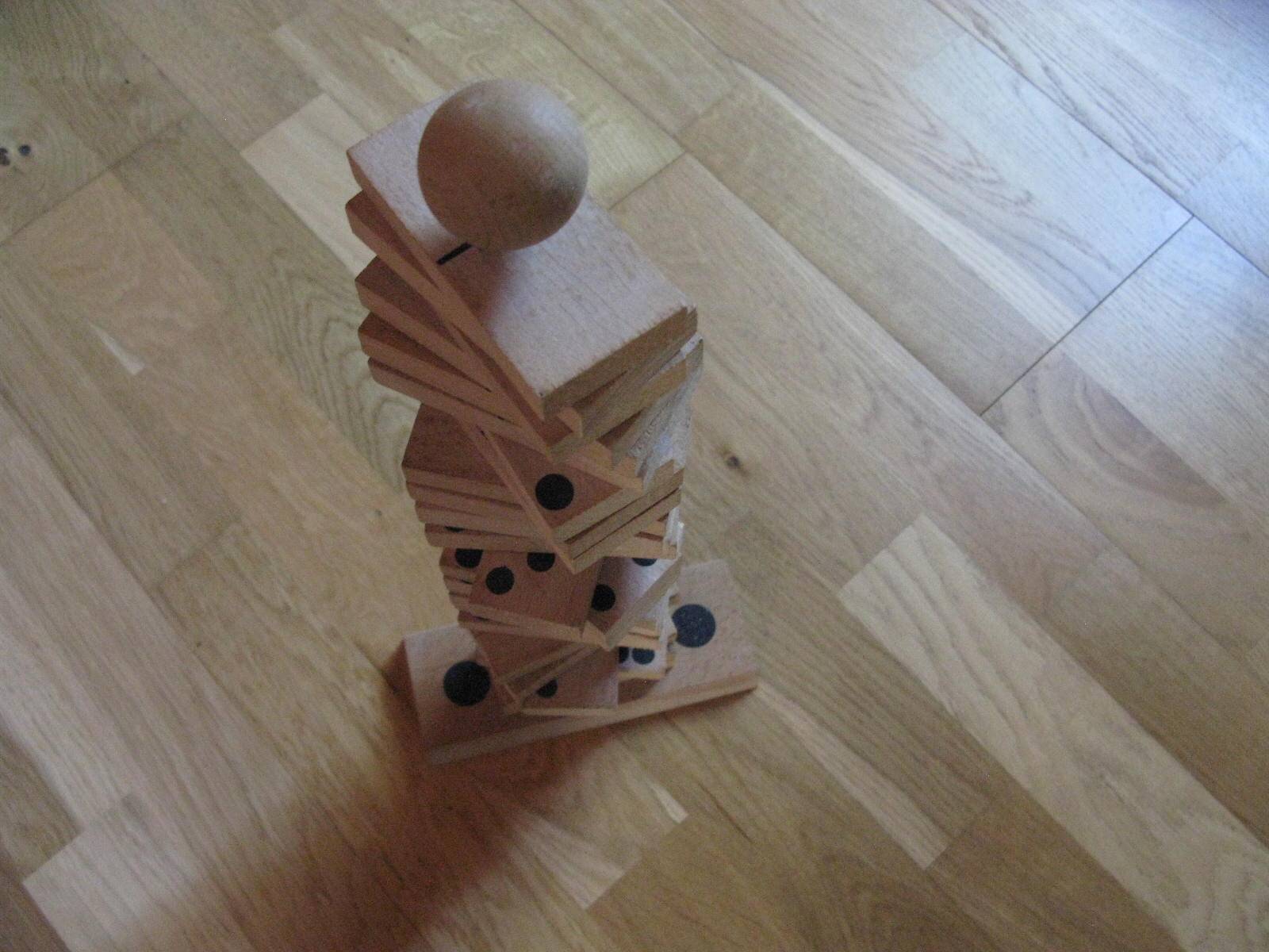 wooden domino set