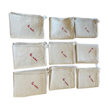 Lot of 9 metis linen towels