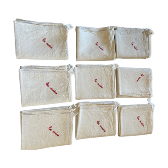 Lot of 9 metis linen towels