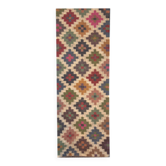 Tapis Kilim tissé à la main en jute et laine, pour balcon, tapis traditionnel indien.