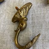 Old bronze coat hooks