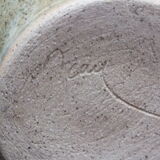 Pichet Cochon in glazed stoneware signed Jean