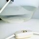 Large 'Nessa' Murano Glass Sphere Lamp In Opal White By Gino Vistosi For Vistosi, Italy 1970S