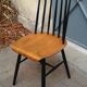 Wooden chair with spindle back 1960