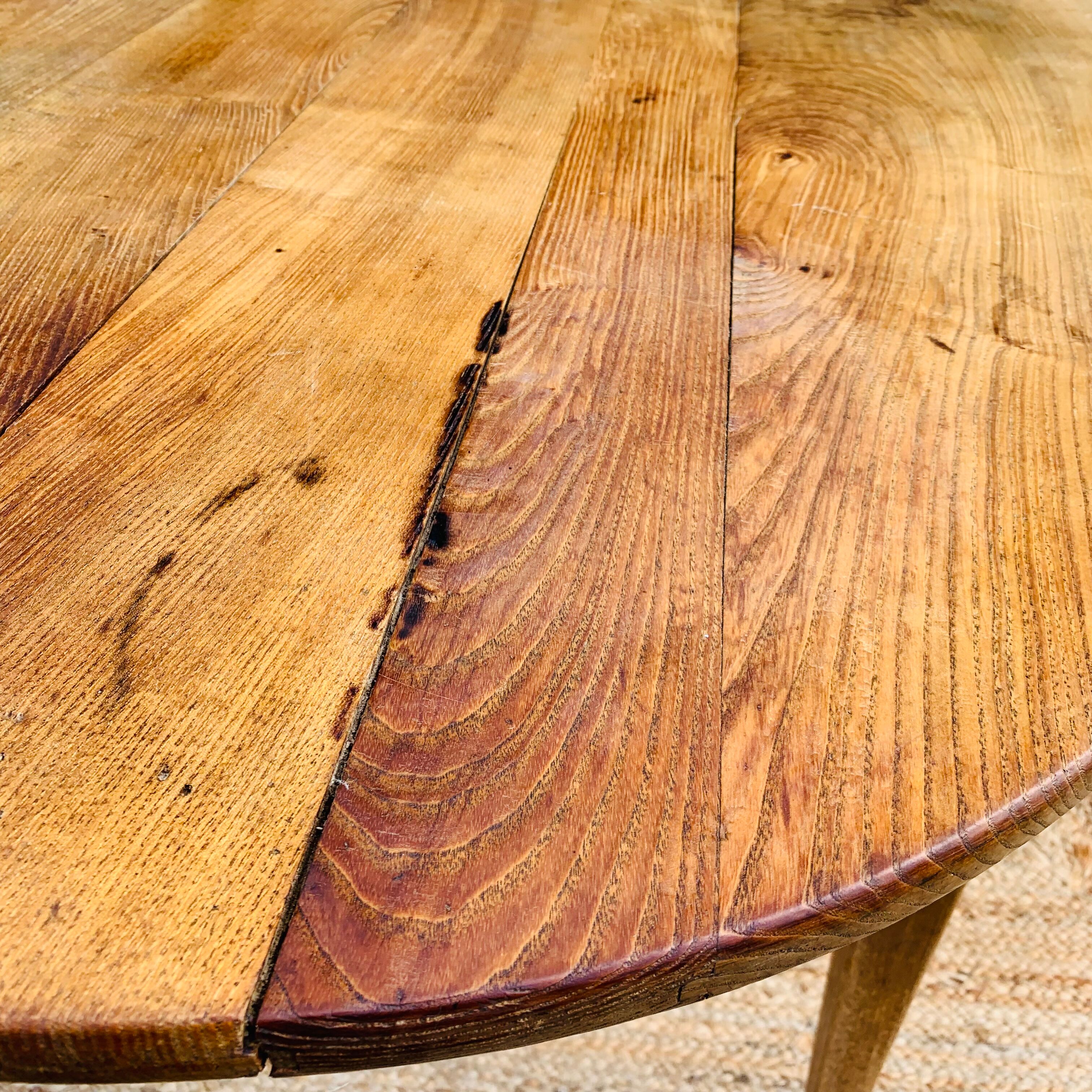 Oval farmhouse table 141.5 cm
