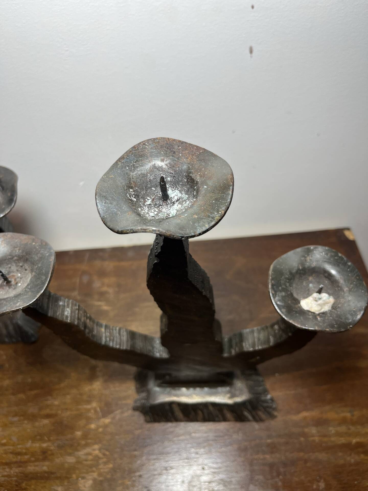 Brutalist chandeliers