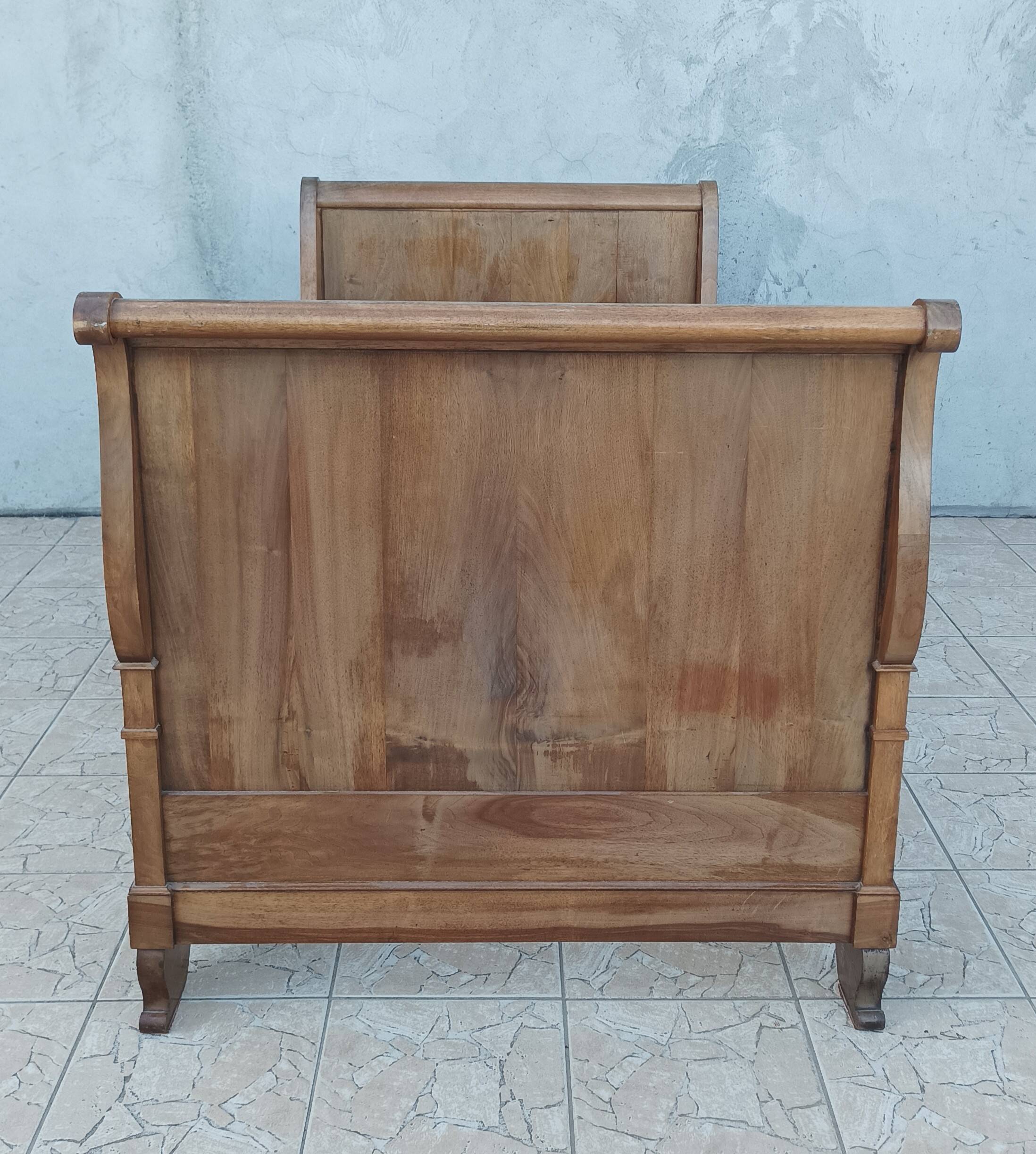 Empire style mahogany bed