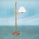 Minimalist Scandinavian floor lamp Carl Malmsten in pine, Sweden