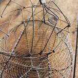 Wire basket salad eggs handle decorations