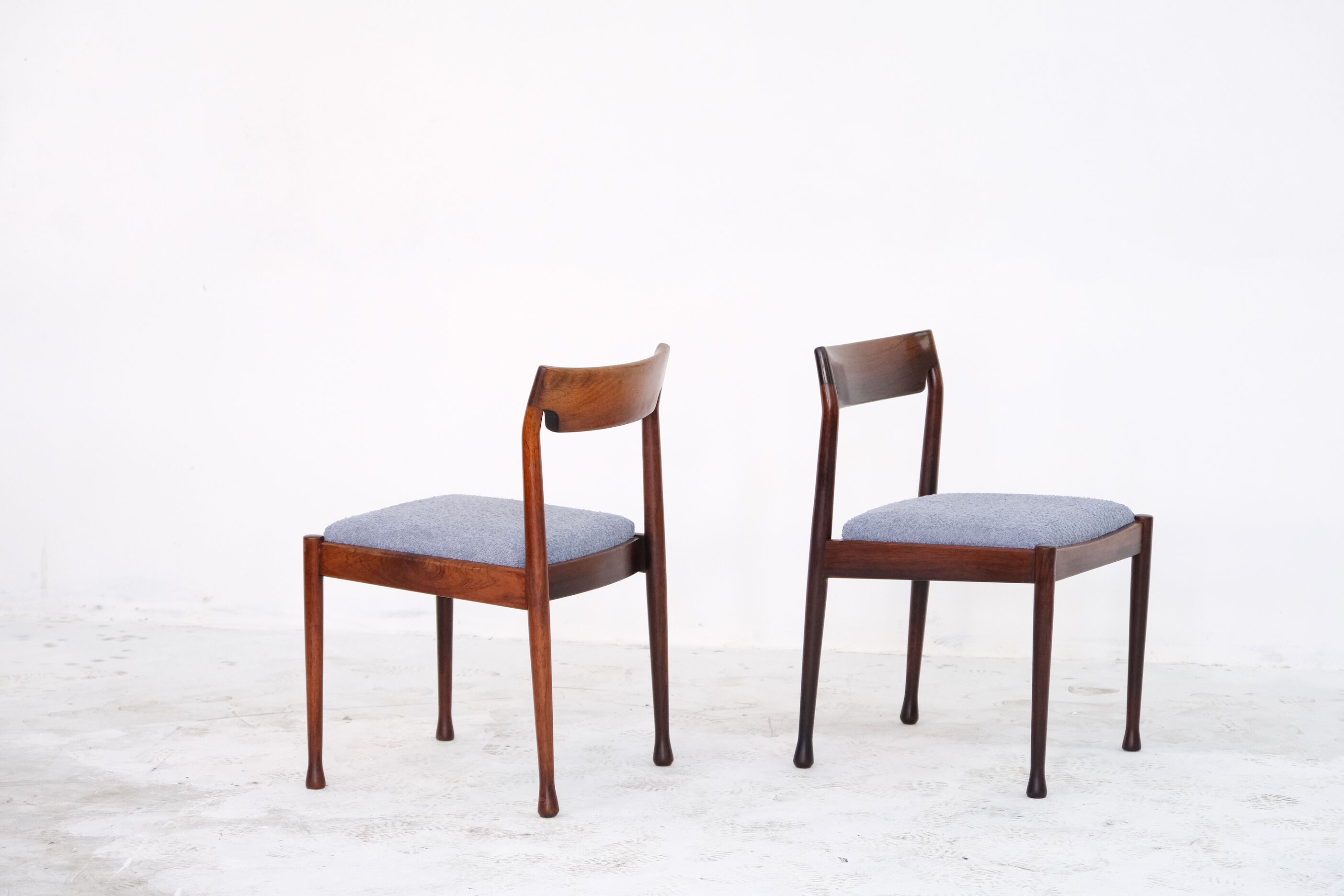 Mid Century Modern Dining Chairs, Set of 4, 1960's