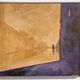 Vintage Surreal oil Painting by Gunar Thoren 1997